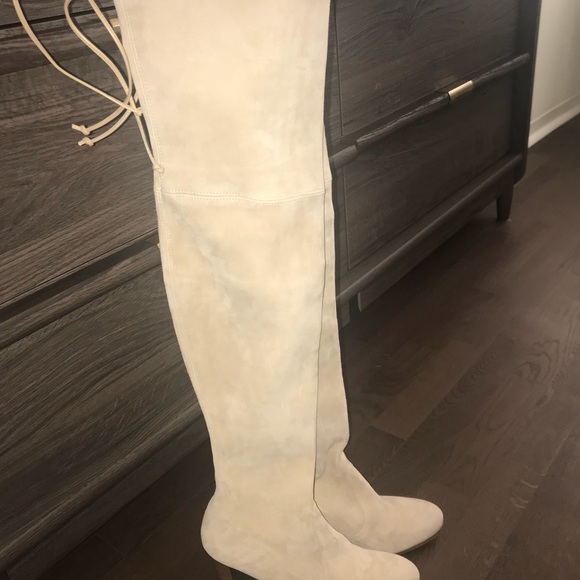 Stuart Weitzman Highland suede otk boots 10.5 - Picture 3 of 6